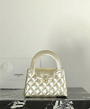 Fortok Chanel Kelly Bag Gold 13x19x7cm - 2