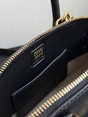 Fortok Miu Miu Aventure nappa leather Black 21×8×13cm - 6
