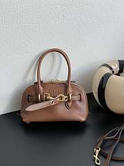 Fortok Miu Miu Aventure nappa leather Brown 21×8×13cm - 1