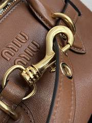 Fortok Miu Miu Aventure nappa leather Brown 21×8×13cm - 6