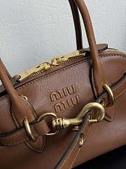 Fortok Miu Miu Aventure nappa leather Brown 21×8×13cm - 3