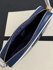 Fortok Miu Miu Beau leather Blue 20×10×4.5cm - 5