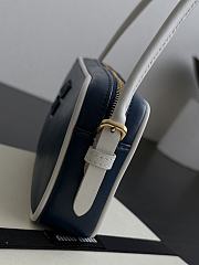 Fortok Miu Miu Beau leather Blue 20×10×4.5cm - 2