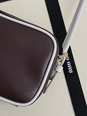 Fortok Miu Miu Beau leather Brown 20×10×4.5cm - 5