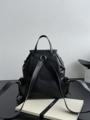 Fortok Miu Miu leather backpack Black 29.5x25x12.5cm - 6