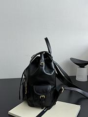 Fortok Miu Miu leather backpack Black 29.5x25x12.5cm - 5