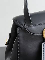 Fortok Miu Miu leather backpack Black 29.5x25x12.5cm - 2