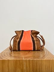 Fortok Loewe Flamenco clutch bag Orange Mix 30~24.5~10.5CM - 3