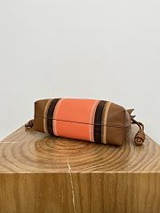 Fortok Loewe Flamenco clutch bag Orange Mix 30~24.5~10.5CM - 5