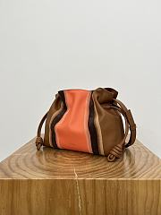 Fortok Loewe Flamenco clutch bag Orange Mix 30~24.5~10.5CM - 4
