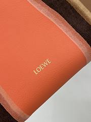 Fortok Loewe Flamenco clutch bag Orange Mix 30~24.5~10.5CM - 6