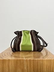 Fortok Loewe Flamenco clutch bag Green Mix 30~24.5~10.5CM - 2