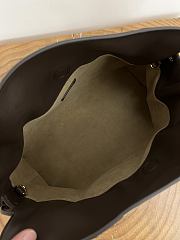 Fortok Loewe Flamenco clutch bag Green Mix 30~24.5~10.5CM - 5