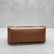 Fortok Miu Miu leather basket bag Brown 40x21x15.5cm - 5