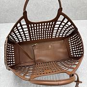 Fortok Miu Miu leather basket bag Brown 40x21x15.5cm - 2