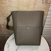 Fortok Celine Seau Sangle Bucket Bag Beige 23×33×17cm - 1