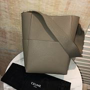 Fortok Celine Seau Sangle Bucket Bag Beige 23×33×17cm - 2