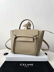 Fortok Celine Belt Bag Taupe 24×20×13cm - 5