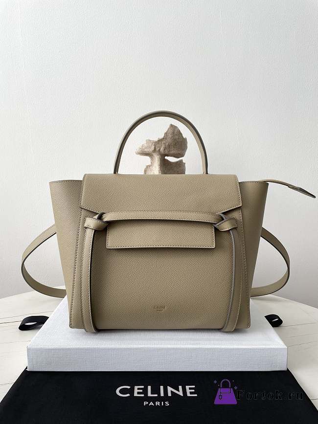 Fortok Celine Belt Bag Taupe 24×20×13cm - 1