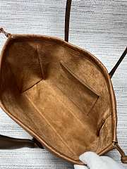 Fortok Celine Cabas Drawstring Cuir Triomphe tote Brown 44 X 28 X 18cm - 5