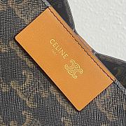 Fortok Celine Small Cube bag in Triomphe Canvas 18.5x21x17cm - 6
