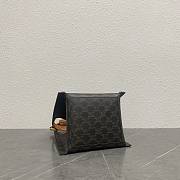 Fortok Celine Small Cube bag in Triomphe Canvas 18.5x21x17cm - 5