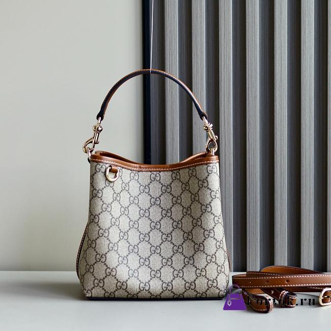 Fortok Gucci Emblem Bucket Bag Ophidia 20.5 x 18 x 11.5cm - 1