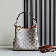 Fortok Gucci Emblem Bucket Bag Ophidia 20.5 x 18 x 11.5cm - 1