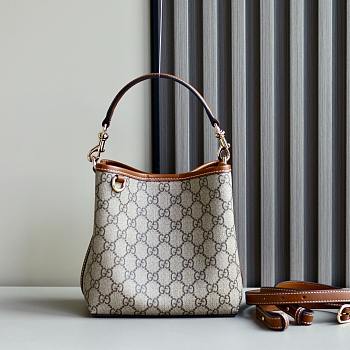 Fortok Gucci Emblem Bucket Bag Ophidia 20.5 x 18 x 11.5cm