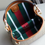 Fortok Gucci Emblem Bucket Bag Ophidia 20.5 x 18 x 11.5cm - 6