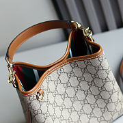 Fortok Gucci Emblem Bucket Bag Ophidia 20.5 x 18 x 11.5cm - 4