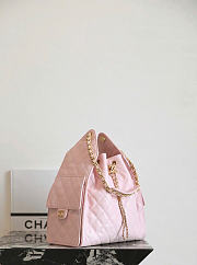 Fortok Chanel 25 Medium Caviar Baby Pink Bag 40 x 30 x 15cm - 4