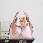 Fortok Chanel 25 Medium Caviar Baby Pink Bag 40 x 30 x 15cm - 3
