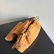 Fortok Bottega Veneta Dustbag Giorno Intrecciato Suede Bag Brown 33*19*8cm - 6