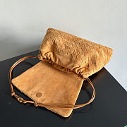 Fortok Bottega Veneta Dustbag Giorno Intrecciato Suede Bag Brown 33*19*8cm - 4