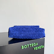 Fortok Bottega Veneta Dustbag Giorno Intrecciato Suede Bag Blue 33*19*8cm - 3