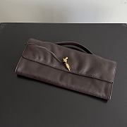 Fortok Bottega Veneta Andiamo Clutch Nappa Brown 31*13*3cm - 2