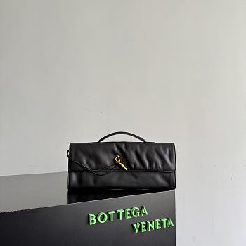 Fortok Bottega Veneta Andiamo Clutch Nappa Black 31*13*3cm