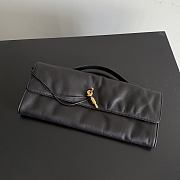 Fortok Bottega Veneta Andiamo Clutch Nappa Black 31*13*3cm - 2