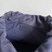 Fortok Bottega Veneta Dustbag Giorno Intrecciato Suede Bag Cloudy Indigo 33*19*8cm  - 6