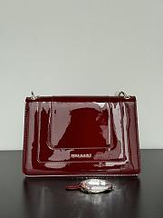 Fortok BVLGARI Serpenti Forever Patent Burgundy 27×7×18cm - 2