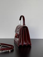 Fortok BVLGARI Serpenti Forever Patent Burgundy 18*9.5*16Cm - 2