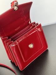 Fortok BVLGARI Serpenti Forever Patent Burgundy 18*9.5*16Cm - 6