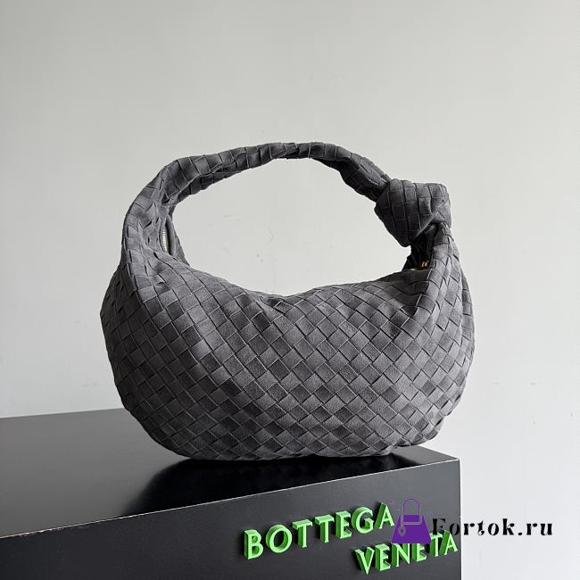 Fortok Bottega Veneta Jodie Suede Grey 48*40*16cm - 1