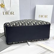 Fortok Dior D-Dream Bag Powder Blue Oblique 33x20x11cm  - 5