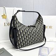 Fortok Dior D-Dream Bag Powder Blue Oblique 33x20x11cm  - 4