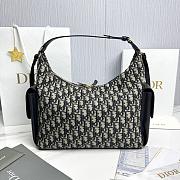 Fortok Dior D-Dream Bag Powder Blue Oblique 33x20x11cm  - 2