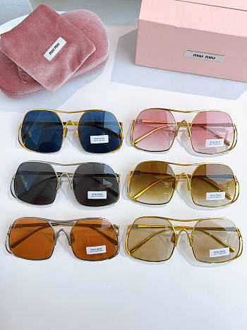 Fortok Miu Miu Sunglasses SMUA55 Multicolor