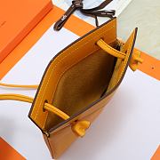 Fortok Hermès Aline Mini Bag Yellow Swift Leather 20×23cm - 4