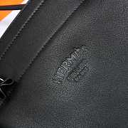 Fortok Hermès Aline Mini Bag Black Swift Leather 20×23cm - 3